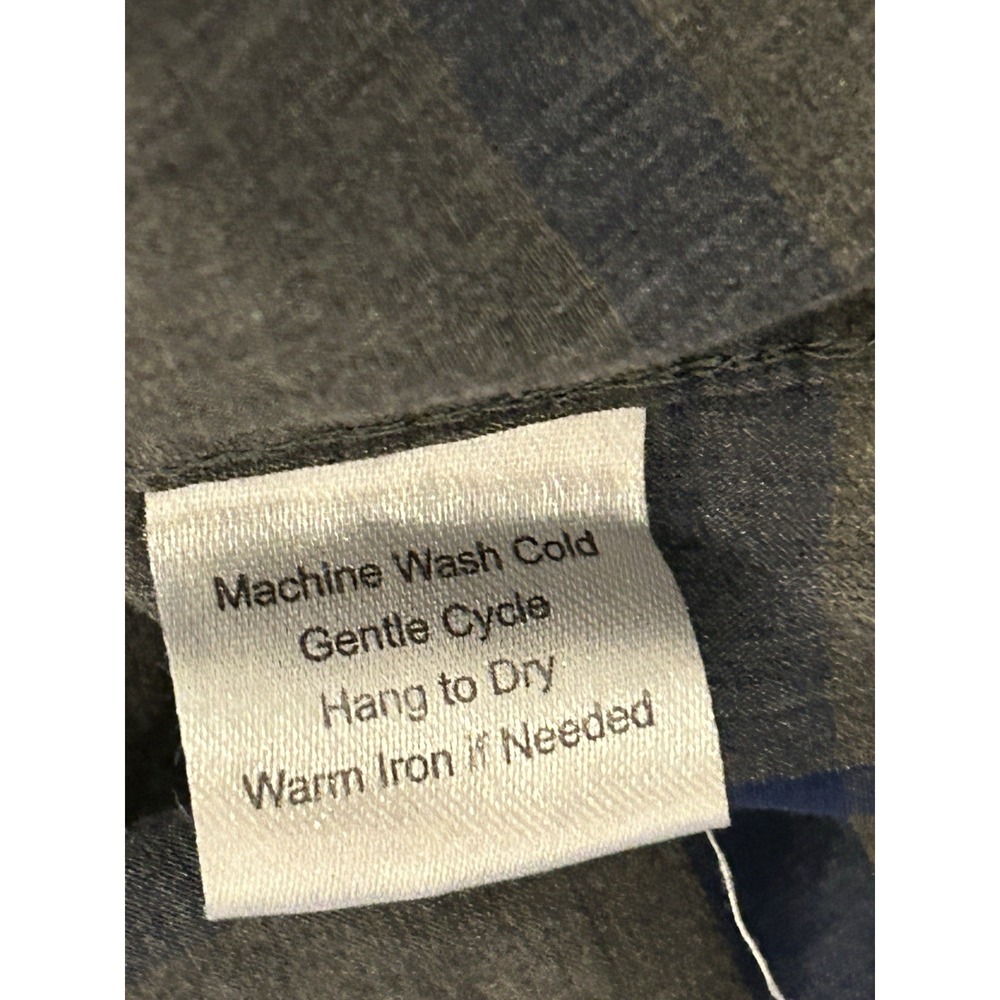 Untuckit Blue Plaid Long-Sleeve Shirt - Picture 6 of 6
